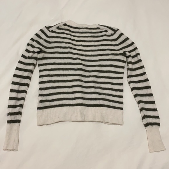 MADEWELL Stripped V-Neck Sweater - Picture 5 of 5